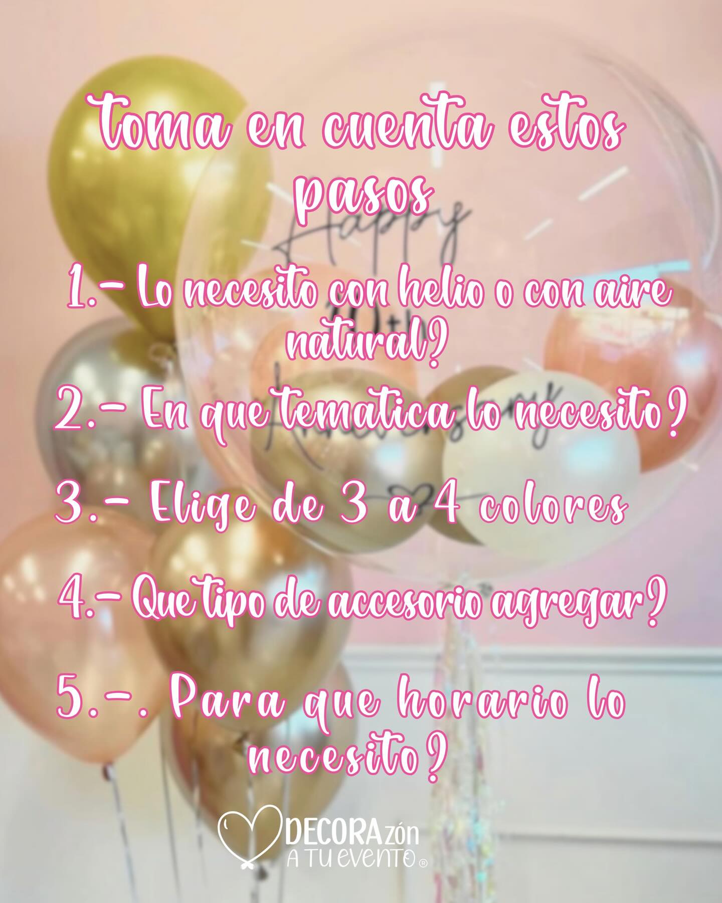 Decorazon a tu evento